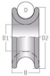 Preview: TyeTec®Thimble 60 x 26mm