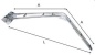 Preview: Båtsystem Davit mit geradem Beschlag, 1740mm