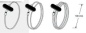 Preview: Antal Dyneema Snap Loop, Type Single, Ø=5mm, L=300mm, A