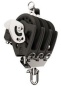 Preview: Lewmar® Synchro Control Dreifachblock 3-scheibig mit Hundsfott und Klemme, 50mm