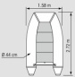 Preview: SPERRSchlauchboot TRAIL P270KH grau
