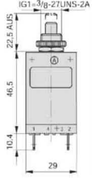 Philippi ETA-Schutzschalter  8A 2-5700-K10-DD