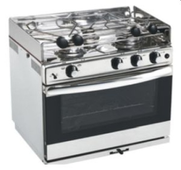 Eno OPEN SEA Kocher 3-fl.30mb mit Niro Ofen+Grillmit el