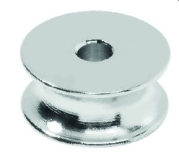 SEILROLLE MESS. VERNICKELT 30 x 10