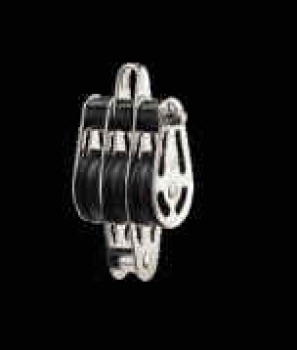 BLOCK 6MM 3 ROLLEN HUNDSFOTT GLEITLAGER