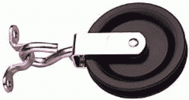 STEUERSEILBLÖCKE MIT BEFESTIGUNGSKRAMPE 16MM GLEITLAGER