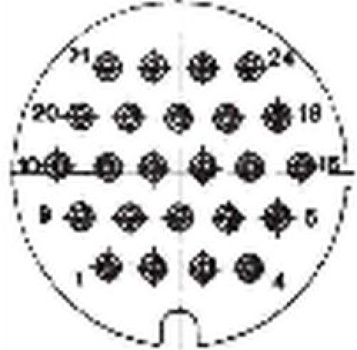Philippi Serie 694 Kupplungsstecker 24-pol.