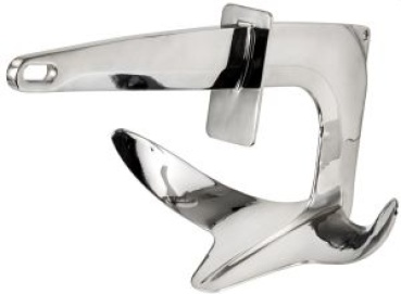 Trefoil VA-Stahl Anker m. Greifplatte 10 kg