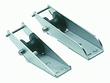 Bugrolle, rost. Edelstahl 280 x 55 mm