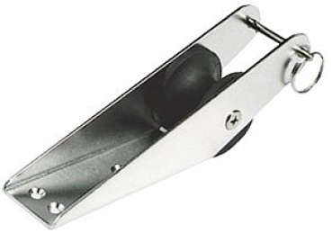 Bugrolle, rost. Edelstahl 232 x 51 mm