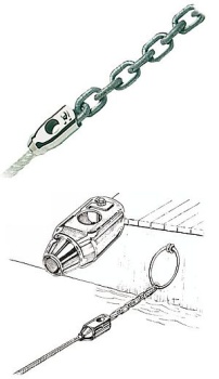 Leinen-Kettenverbinder 10/6 mm
