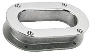 Klüse aus rost. Edelstahl 241 x 146 mm