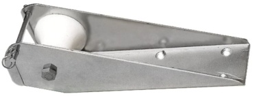 Bugrolle AISI 316 170 x 57 mm