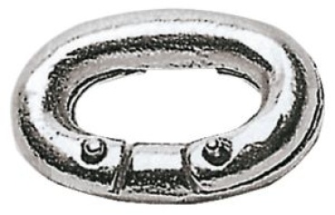 Ketten-Notglied, rost. Edelstahl 12 mm