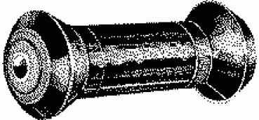 Mittlere Rolle, schwarz 220 mm
