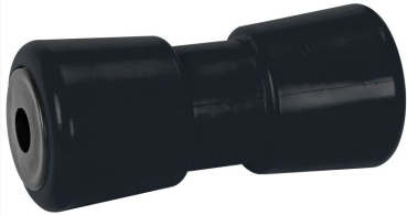 Mittlere Kielrolle, schwarz 185 mm Ø Bohrung 21 mm