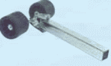 Seitliche Schwenkrolle 30 mm