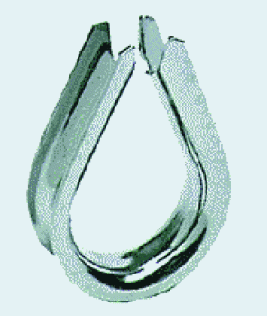 VA-Stahl Kausche Ø 2 mm