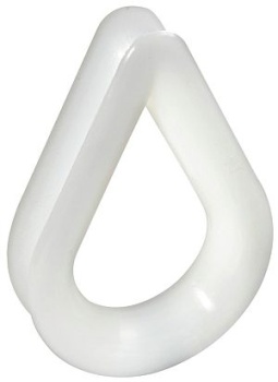 Kausche, weißes Nylon Ø 5 mm