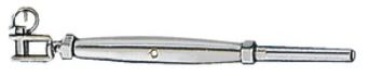 VA-Stahl Wantenspanner m. fester Gabel 10 mm