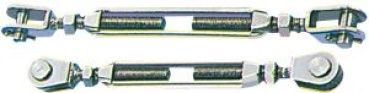 Wantenspanner m. zwei festen Gabeln AISI 316 12 mm