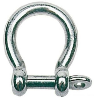 Geschweifter Schäkel AISI 316 22 mm