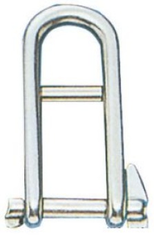 Schäkel m. Schnappverschluss AISI 316 6 mm