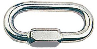 Karabinerhaken m. Schraubverschluss AISI 316 4 mm
