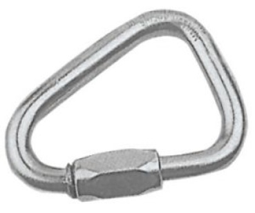 Delta VA-Stahl Karabinerhaken Schraubversch 6 mm
