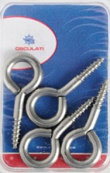 VA-Stahl Augenschraube 32 x 3,5 mm Blisterverpackung 7