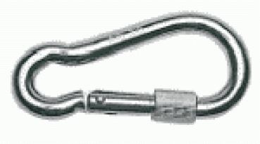 Karabinerhaken AISI 316 m. Drehverschluss 60 mm
