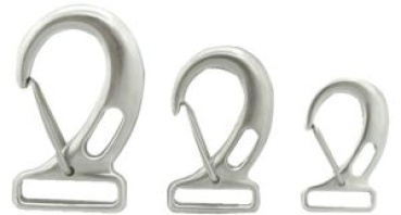 Schnappring AISI 316 f. Gurte 72x32 mm