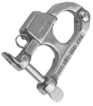 Schnappschäkel f. Wasserski 100 mm