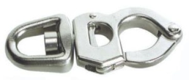 Schnppschäkel AISI 316, Schnappverschluß 105 mm