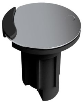 Base luci Flat nera