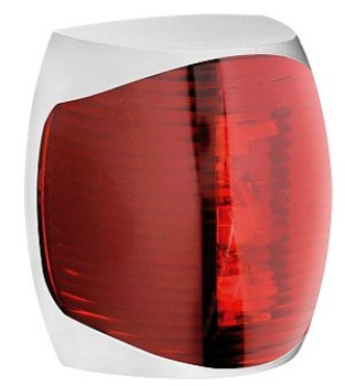 Sphera II Navigationslicht rot Gehäuse weiß