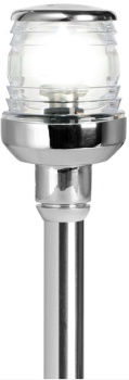 Teleskoplampenschaft 360° Classic m.Sockel Edelstahl 10