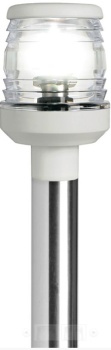 Teleskoplampenschaft 360° Classic m.Sockel Kunstoff wei