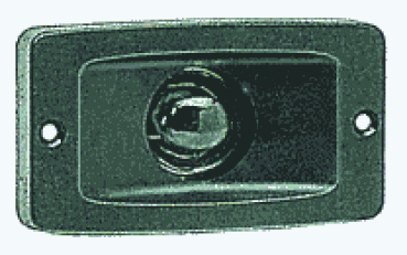 Heckleuchte zum Einbau aus ABS, schwarz