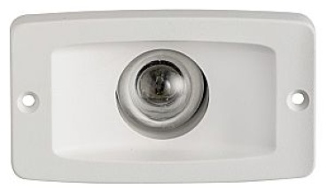 Heckleuchte zum Einbau aus ABS, weiß