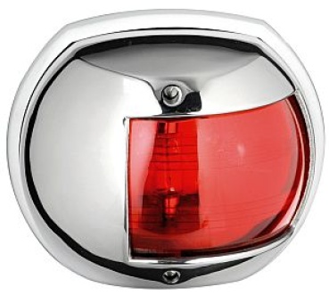Maxi 20 Navigationslicht AISI 316 112,5° rot 12 V