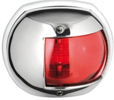 Maxi 20 Navigationslicht AISI 316 112,5° rot 24 V