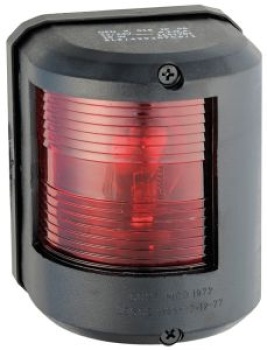 Utility 78 Navigationslicht schwarz 12V/rot links