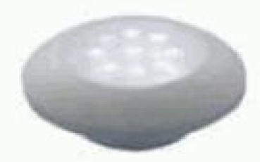 Wasserdichte Deckenleuchte, weiß m. weißem LED