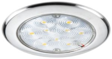 Deckenleuchte m. 9 weißen LEDs