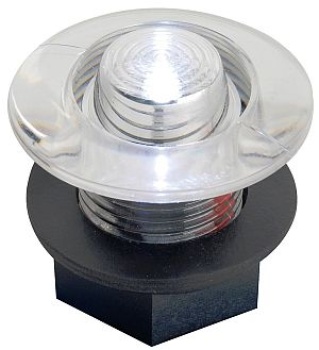 Orientierungslicht Polycarbonat transp. LED weiß