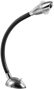 Strahler 3 W m. schwarzem Leder bezogen