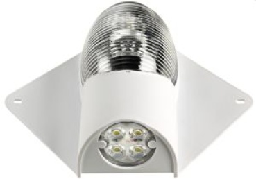 LED-Navigations- u.Deckleuchte 12/24V Gehäuse weiß