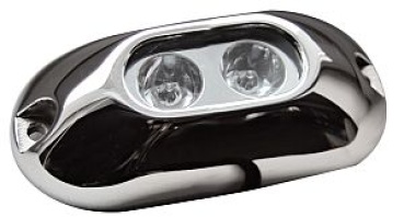 Unterwasserscheinwerfer m. 2 LEDs weiß