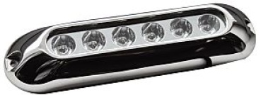 Unterwasserscheinwerfer m. 6 LEDs weiß